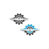 Gear Logo Template vector icon illustration