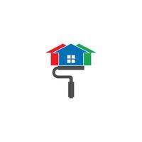 House paint logo vector