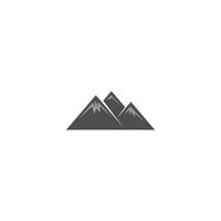 logotipo de icono de montaña vector