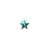 icono de vector de plantilla de logotipo de estrella