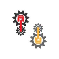 Gear Logo Template vector icon illustration