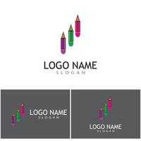 Pencil Logo Template vector symbol design