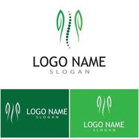Bonecare logo plantilla vector símbolo naturaleza