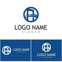 Bridge Logo Template vector icon illustration design