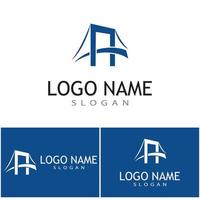 Bridge Logo Template vector icon illustration design