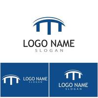 Bridge Logo Template vector icon illustration design