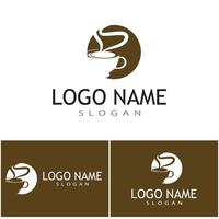 Coffee cup Logo Template vector icon design