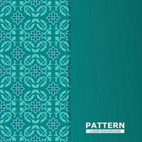 Vector illustration of decorative floral pattern ornament