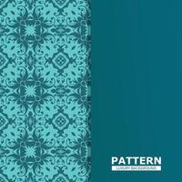 Vector illustration of decorative floral pattern ornament