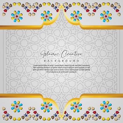 Elegant mosque gate design. Islamic creative background