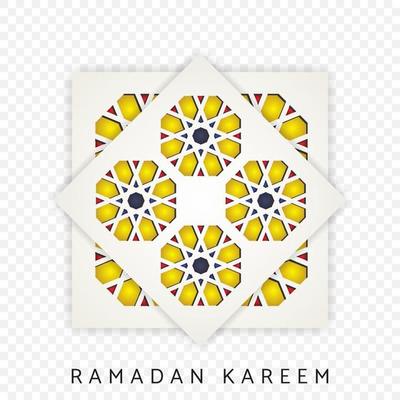 Elegant mosque gate design. Ramadan kareem background with Islamic mosaic and islamic window