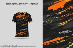 Sports jersey and t-shirt template sports jersey design for football, racing, gaming jersey. vector