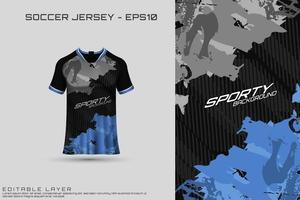 Sports jersey and t-shirt template sports jersey design for football, racing, gaming jersey. vector