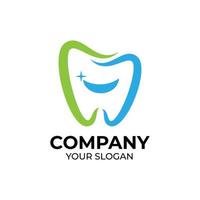 Dental care logo design vector