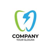 Dental care logo design vector