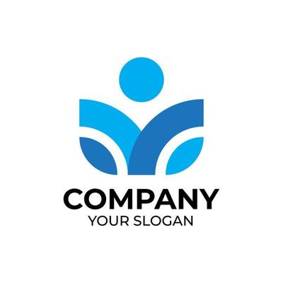 Connecting people logo design