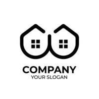 Real estate logo design vector