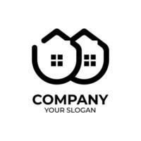 Real estate logo design vector