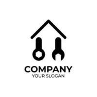 Home repair logo design vector