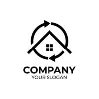 Real estate logo design vector