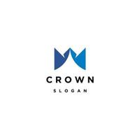 Crown logo icon design template vector