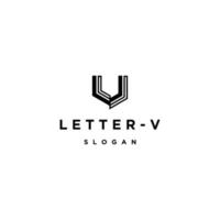 plantilla de diseño de icono de logotipo de letra v vector