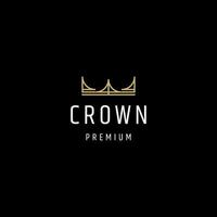 Crown logo icon design template vector