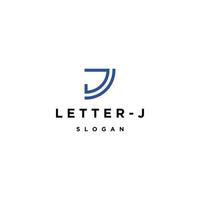 Letter J logo icon design template vector