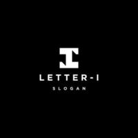 Letter I logo icon design template vector