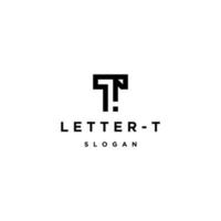 plantilla de diseño de icono de logotipo de letra t vector