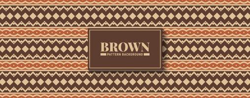 Brown abstract geometric pattern design vector