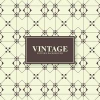 vintage abstract line pattern design vector