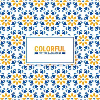 diseño de patrones geométricos abstractos coloridos vector