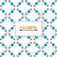 Colorful abstract geometric pattern design vector