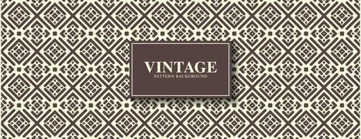 vintage abstract line pattern design vector