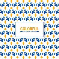 Colorful abstract geometric pattern design vector
