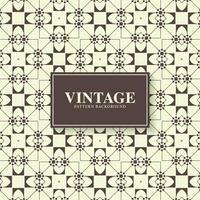 vintage abstract line pattern design vector