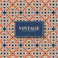 vintage abstract line pattern design vector