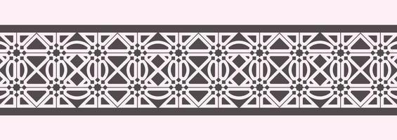 vintage abstract line pattern design vector