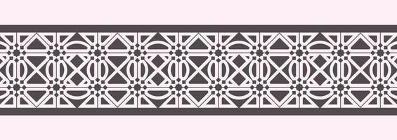 vintage abstract line pattern design vector