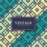 vintage abstract line pattern design vector