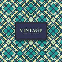 vintage abstract line pattern design vector