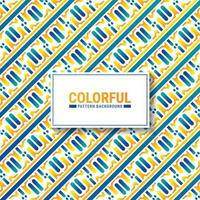 Colorful abstract geometric pattern design vector