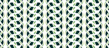 Green abstract geometric pattern design vector