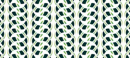 Green abstract geometric pattern design vector