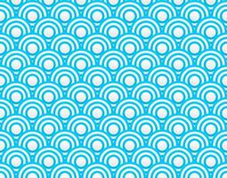 Wave Pattern Geometric Ocean Blue for Abstract Background Swirl Circle Texture vector