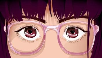 amorous look, valentine's day, Anime eyes, anime girl eyes, anime