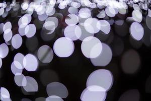 Abstract blurred Christmas light bokeh background. photo