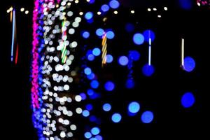 Abstract bokeh light background. photo