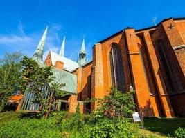 hdr luebecker dom en luebeck foto